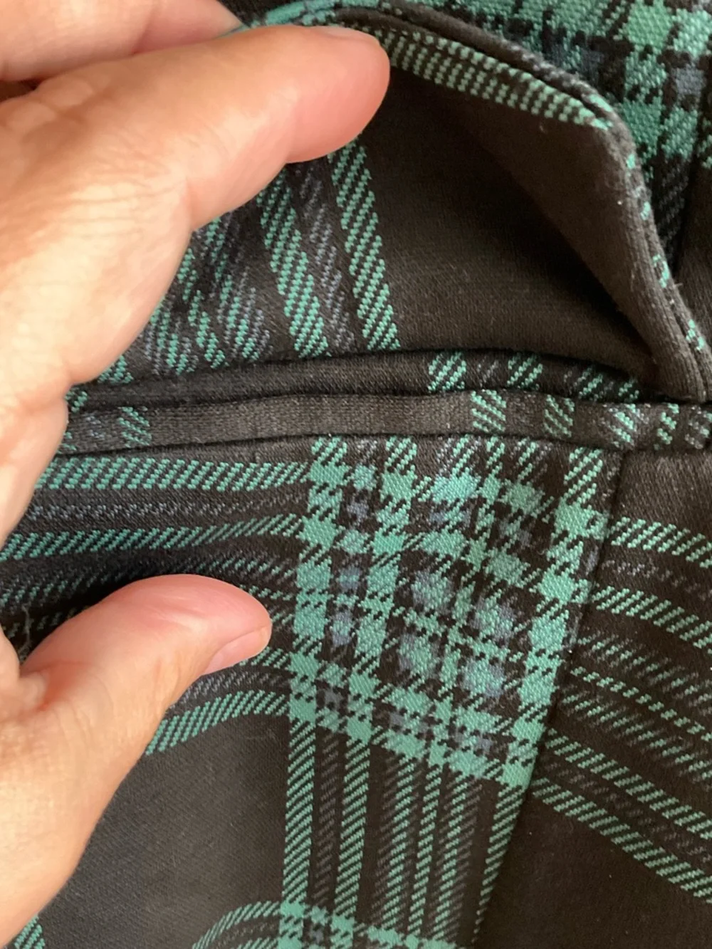 Free Assembly Plaid Double Breasted Schoolgirl Blazer